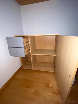 Obývací stěna, komoda + šatní skříň - 13
