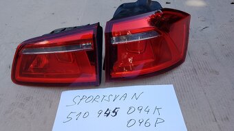 vw Golf sportsvan 3x kapota ,dveře, blatníky, světla obyč i - 13