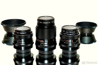 3x Carl Zeiss RED MC M42 2,4/35, 1,8/50, 3,5/135 TOP STAV - 13