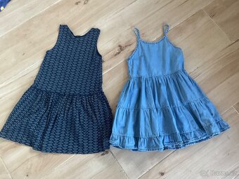 2x šatičky- HM, Kik- 110/116 - 13