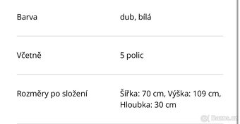 2 policové regály TRAPPEDAL, 5 polic + 7 polic - 13