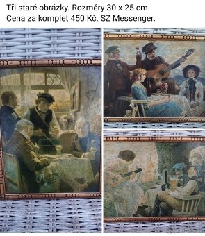 Starožitnosti, porcelán ,obrazy viz fota. Ceny viz fota. - 13