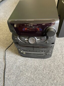 hifi věž daewoo reproduktory retro audio systém retro - 13