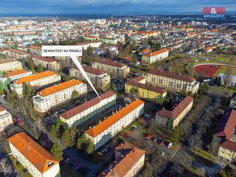 Pronájem bytu 2+1 v Pardubicích, Dukla, ul. Jilemnického - 13