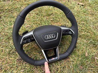 AUDI sportovy volant kozeny zkoseny - 13