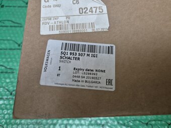 Škoda Octavia III, VW Golf VII, Seat Leon přepínač kombinov - 13