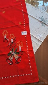 Retro ubrusy, lněné ubrousky, vánoční utěrky... - 13