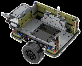 Lego Technic PŘÍVĚS pro set 42110 Defender - návod (MOC) - 13