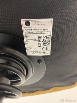Kancelářská židle Spinalis Apollo (zdravotní) - 13