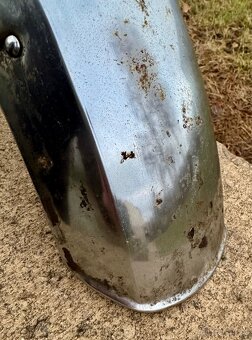 Jawa 350 634 638 - přední blatník chrom - 13