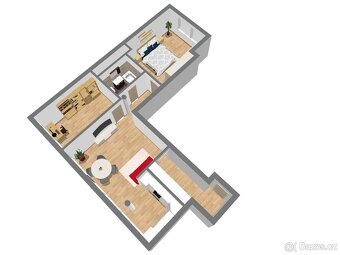 Prodej bytu 2+kk (3+kk) 73 m² V Zahradách, Beroun-Město - 13