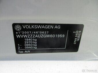 VW GOLF SPORTSVAN 1,2TSi 63kw 06/2016 bez koroze - 13