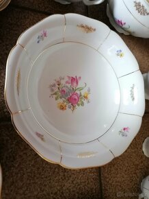 Starožitná velká porcelánová souprava - 13