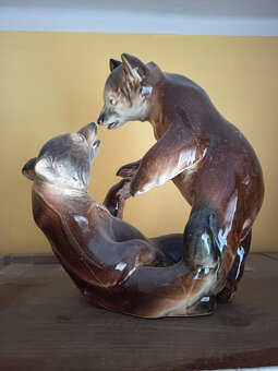 Keramické zvonečky, dřevěné okrasné talíře,ručně malované - 13