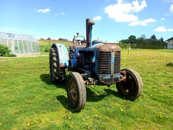 Zetor super 35, platné doklady, řemenice, veterán - 13