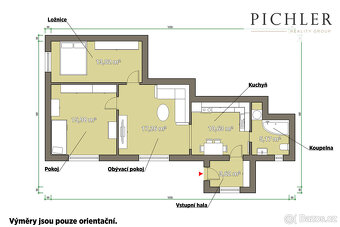 Prodej bytu 3+1, 67 m², Bavoryně - 13
