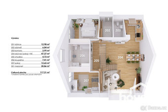 Prodej loftového bytu 4+kk, 120 m² - Hodonice - 13