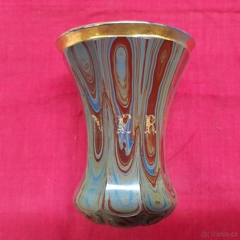 Fridrich Egermann , Biedermeier,  sklenice . - 13