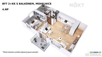 Pronájem byt 2+kk, 40㎡ - 13
