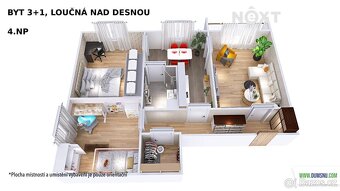 Pronájem byt 3+1, 74㎡ - 13