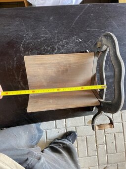 starožitný kovový kráječ na zelí – sběratelský kousek - 13