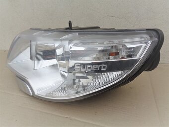 Škoda Superb II originál přední světla halogen H7+H3 - 13
