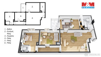 Prodej bytu 3+1, 100 m², Janovice Úhlavou, Rozvojová zóna - 13