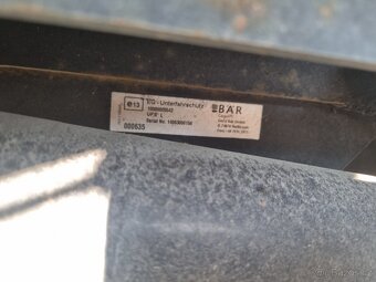 Plachtová nadstavba JUNGE MNSTSP-061LB + čelo BAR - 13