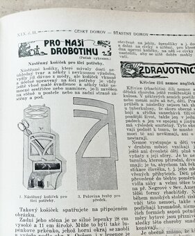 Časopisy Šťastný domov, dva kompletní ročníky 1923 a 1924 - 13