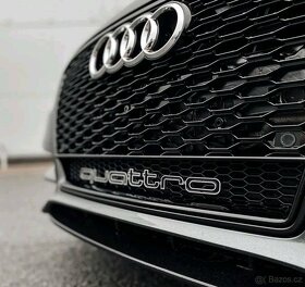 Audi QUATTRO napis logo do masky - 13