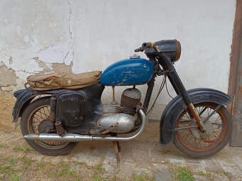 motocykl jawa čz kývačka 175 ccm typ 356 bez či s TP SPZ stk - 13
