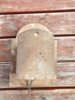 VELKÉ STAROŽITNÉ DŘEVĚNÉ HODINY - 13