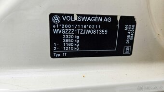 VW Touran 2018 2.0 TDI automat DSG 7 míst klima kůže senzory - 13