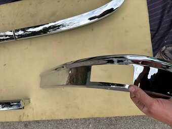 Škoda 100 110 narazniky novy chrom bez vyrezu - 13
