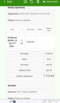 Nové pneu 80/80-14" HEIDENAU K66 - 13