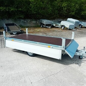 Řidičák B přívěsný vozík/plato 3,02m x 1,62m, ALU bočnice - 13