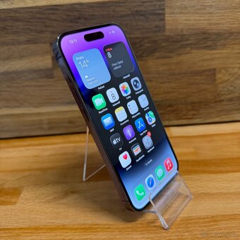 IPhone 14 Pro 256GB, fialový, 100% baterie, eSIM (záruka) - 13