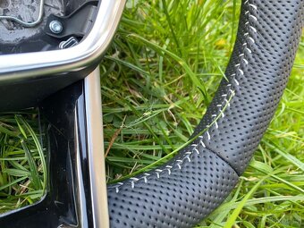 AUDI A6 A7 C8 Q8 S8 ETRON VOLANT kozeny zkoseny / vyhrievany - 13