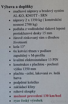 Prodám přívěs Agados VZ32 EXPRESS s plachtou - 13