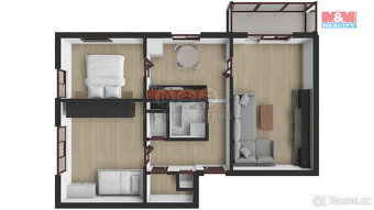Prodej bytu 3+1, 68 m² s garáží, Kadov - 13
