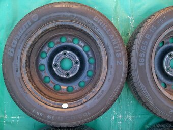 4x Disky Ford 4x108 + Letní Barum 185/65R14 7mm:Cena za sadu - 13
