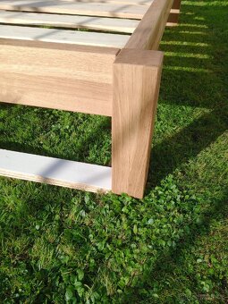 Dubová manželská postel - 13