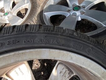 153. sada zimní alu kola 205/40 r17 5x100 Škoda - 13