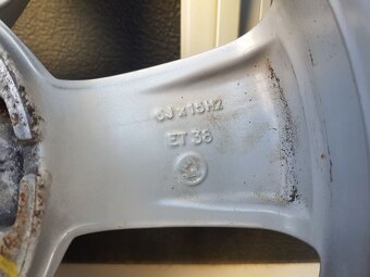 Originál alu kola CARME 6x15" 185/60 Rapid, Fabia III, nově - 13