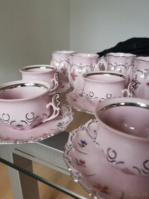 13ks Růžový porcelán H&C - 13