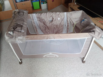 cestovní postýlka Caretero deluxe béžová - 13