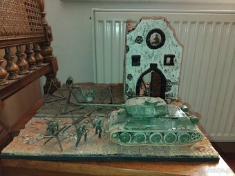 Model bitvy útok na sovětský tank. - 13