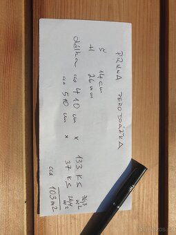 Podlahové prkna, terasa - vyschlá - 13