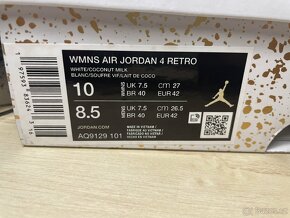 Wmns Air Jordan 4 Retro Vivid Sulfar - 13