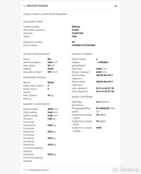Prodej vozidla Škoda Fabia 1.4 16V 55kw - 13